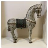 Decorative horse, 20" L x 24" T