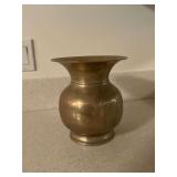 Brass spittoon