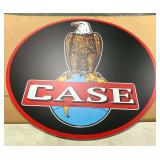 Abe on the globe Case aluminum sign