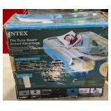 Intex queen size air bed with electric pump