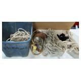 Tub full of rope