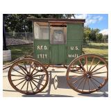 Antique RFD 1914 US Mail Buggy