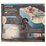 Intex twin size air mattress with electric pump