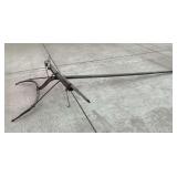 Wooden buggy horse team hitch