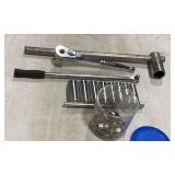 SK 3/4" drive breaker bar, NAPA 1/2" drive ratchet