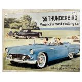 56 Thunderbird metal sign