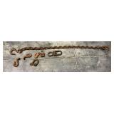Log chain with hooks and extra hooks