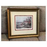 Framed and matted artwork "Bachelor