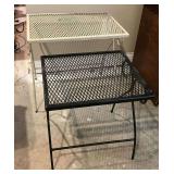Pair of nesting patio tables