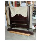 Antique full size bedframe