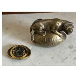 Missouri Tigers football bank 6" L