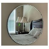 Mirror with decorative edge