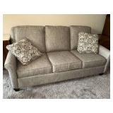 Craftmaster Furniture upholstered sofa with throw pillows