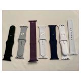 6 Apple watch bands, various styles, 40/42mm