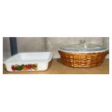 Glasbake casserole dishes