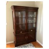Hickory Manufacturing Co. China hutch 54" W x 17" D x 81" T