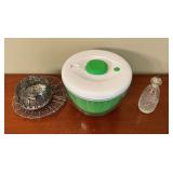 Farberware salad spinner, steam basket, oil cruet, etc.