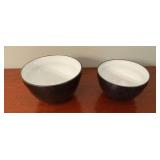 Sango Tuxedo No. 4966 bowls, up to 8 1/2" W