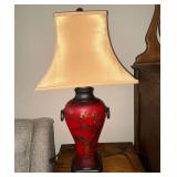 30" T lamp with oriental base