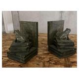 Frog bookends 6" T