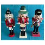 Trio of nutcrackers