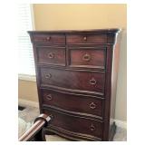 Mahogany 7-drawer chest of drawers