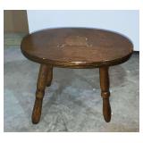 Wooden step stool