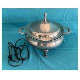Electric silverplate warming dish