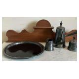 Sheffield Silver Co. tea set with under tray