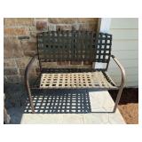 Metal bench