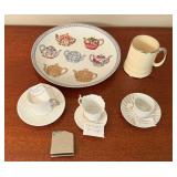 Collection of tea cups