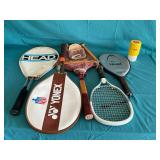 Racquet ball saver, AMF Head racquets, etc.