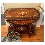 Hostess cart 32" x 16" with pair of 6 1/2" drop leaves