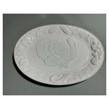 White turkey platter