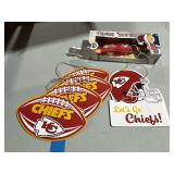KC Chiefs elf on the shelf, Chiefs signs