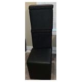 2 Padded top storage cubes