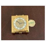 Imhof clock, Swiss made, 17 jewels, case number 598062