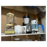 Mr. Coffee iced tea maker, Smoothie Plus 600, Osterizer blender, Rival hotpot express