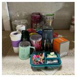 Barware, ice bucket, insulated cups, aerator, etc.