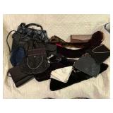 Fur collars, evening bags, purses, etc.