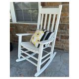 Wooden rocking chair