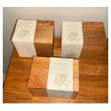 3 Williams Sonoma recipe boxes with cards