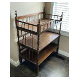Wooden changing table