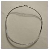 Choker approximately 18" L marked 925