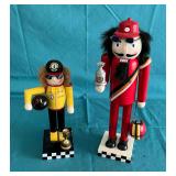 10th Anniversary Nutcracker Village 2002 race car driver and other
