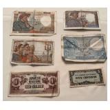 Foreign paper currency