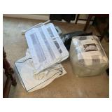 Comforter set full size, curtains, garment bag, bed rails, etc.