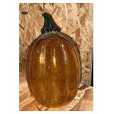 Blown glass pumpkin
