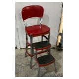 Vintage Cosco red step stool