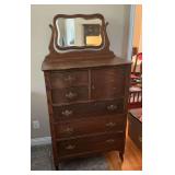 Antique dresser with mirror